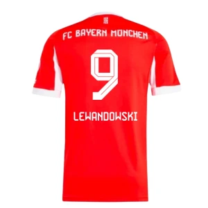 Maglia Calcio FC Bayern München Robert Lewandowski #9 2025-26 Prima Uomo