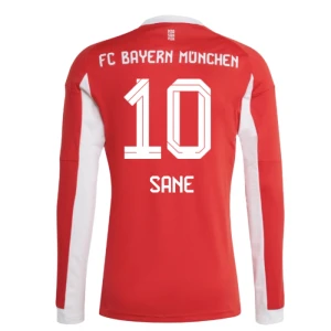 Maglia Calcio FC Bayern München Sane #10 2025-26 Prima Uomo Manica Lunga