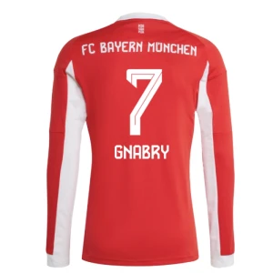 Maglia Calcio FC Bayern München Serge Gnabry #7 2025-26 Prima Uomo Manica Lunga