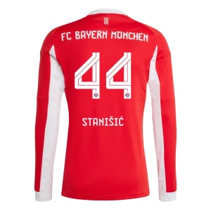 Maglia Calcio FC Bayern München Stanisic #44 2025-26 Prima Uomo Manica Lunga