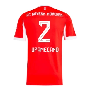 Maglia Calcio FC Bayern München Upamecano #2 2025-26 Prima Uomo