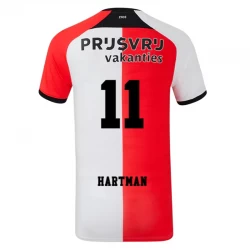 Maglia Calcio Feyenoord Hartman #11 2024-25 Prima Uomo