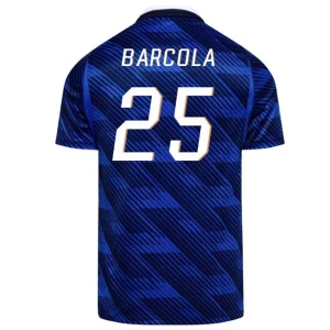 Maglia Calcio Francia Barcola #25 Mondiali 2026 Prima Uomo