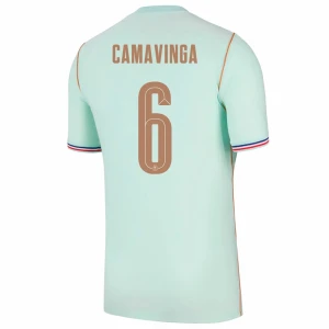 Maglia Calcio Francia Eduardo Camavinga #6 Mondiali 2026 Trasferta Uomo