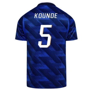 Maglia Calcio Francia Kounde #5 Mondiali 2026 Prima Uomo