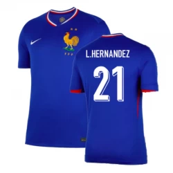 Maglia Calcio Francia L. Hernandez #21 Europei 2024 Prima Uomo