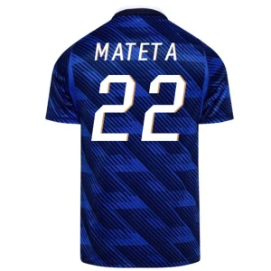 Maglia Calcio Francia Mateta #22 Mondiali 2026 Prima Uomo