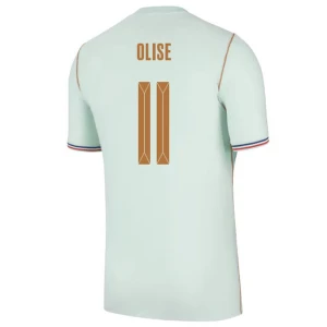 Maglia Calcio Francia Olise #11 Mondiali 2026 Trasferta Uomo