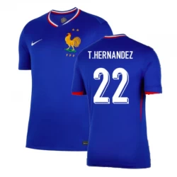 Maglia Calcio Francia T. Hernandez #22 Europei 2024 Prima Uomo