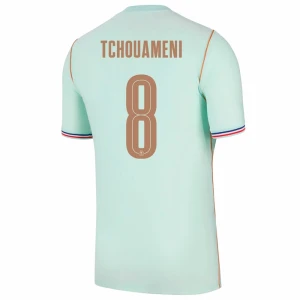Maglia Calcio Francia Tchouameni #8 Mondiali 2026 Trasferta Uomo