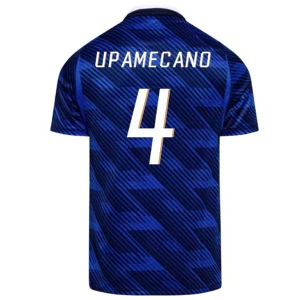 Maglia Calcio Francia Upamecano #4 Mondiali 2026 Prima Uomo