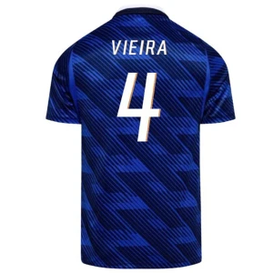 Maglia Calcio Francia Vieira #4 Mondiali 2026 Prima Uomo