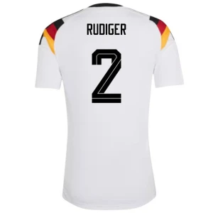 Maglia Calcio Germania Antonio Rudiger #2 Mondiali 2026 Prima Uomo