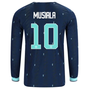 Maglia Calcio Germania Jamal Musiala #10 Mondiali 2026 Trasferta Uomo Manica Lunga