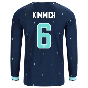 Maglia Calcio Germania Joshua Kimmich #6 Mondiali 2026 Trasferta Uomo Manica Lunga