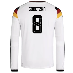 Maglia Calcio Germania Leon Goretzka #8 Mondiali 2026 Prima Uomo Manica Lunga