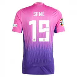 Maglia Calcio Germania Leroy Sané #19 Europei 2024 Trasferta Uomo