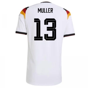 Maglia Calcio Germania Muller #13 Mondiali 2026 Prima Uomo