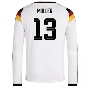 Maglia Calcio Germania Muller #13 Mondiali 2026 Prima Uomo Manica Lunga