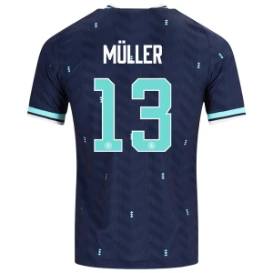 Maglia Calcio Germania Muller #13 Mondiali 2026 Trasferta Uomo