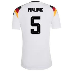 Maglia Calcio Germania Pavlovic #5 Mondiali 2026 Prima Uomo