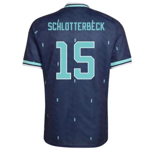 Maglia Calcio Germania Schlotterbeck #15 Mondiali 2026 Trasferta Uomo