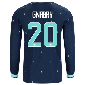 Maglia Calcio Germania Serge Gnabry #20 Mondiali 2026 Trasferta Uomo Manica Lunga