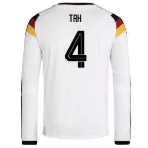Maglia Calcio Germania Tah #4 Mondiali 2026 Prima Uomo Manica Lunga