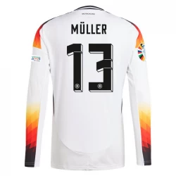 Maglia Calcio Germania Thomas Müller #13 Europei 2024 Prima Uomo Manica Lunga