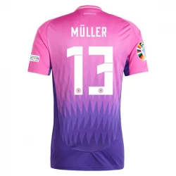 Maglia Calcio Germania Thomas Müller #13 Europei 2024 Trasferta Uomo