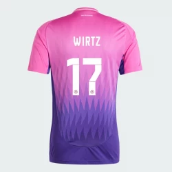 Maglia Calcio Germania Wirtz #17 Europei 2024 Trasferta Uomo