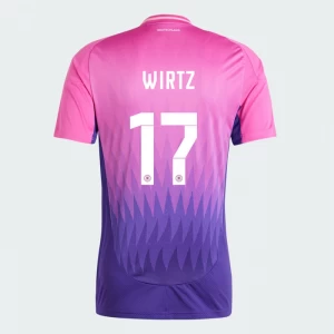 Maglia Calcio Germania Wirtz #17 Europei 2024 Trasferta Uomo