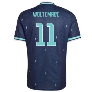 Maglia Calcio Germania Woltemade #11 Mondiali 2026 Trasferta Uomo