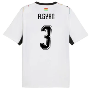 Maglia Calcio Ghana A. Gyan #3 Mondiali 2026 Prima Uomo