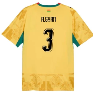 Maglia Calcio Ghana A. Gyan #3 Mondiali 2026 Trasferta Uomo