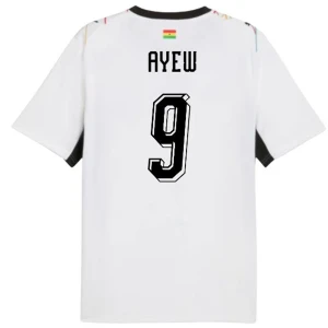 Maglia Calcio Ghana Ayew #9 Mondiali 2026 Prima Uomo