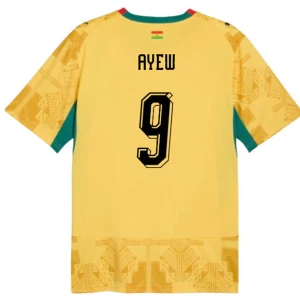 Maglia Calcio Ghana Ayew #9 Mondiali 2026 Trasferta Uomo