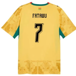 Maglia Calcio Ghana Fatawu #7 Mondiali 2026 Trasferta Uomo