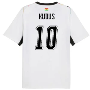 Maglia Calcio Ghana Kudus #10 Mondiali 2026 Prima Uomo