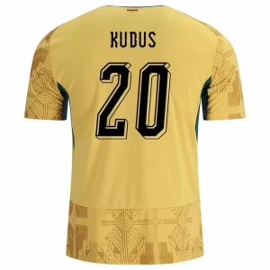 Maglia Calcio Ghana Kudus #20 Mondiali 2026 Trasferta Uomo