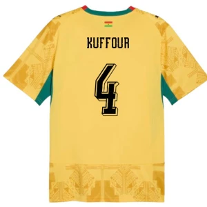 Maglia Calcio Ghana Kuffour #4 Mondiali 2026 Trasferta Uomo