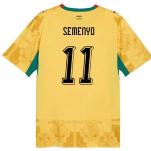 Maglia Calcio Ghana Semenyo #11 Mondiali 2026 Trasferta Uomo