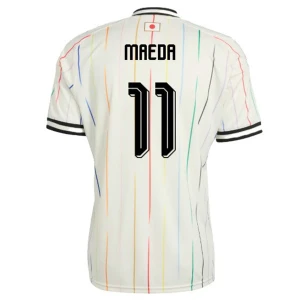 Maglia Calcio Giappone Maeda #11 Mondiali 2026 Trasferta Uomo