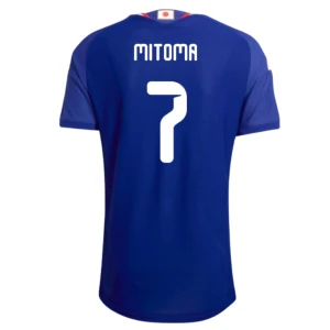 Maglia Calcio Giappone Mitoma #7 Mondiali 2026 Prima Uomo