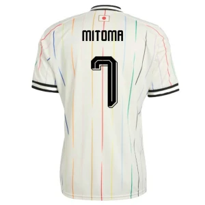 Maglia Calcio Giappone Mitoma #7 Mondiali 2026 Trasferta Uomo