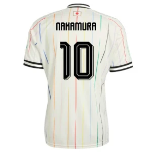Maglia Calcio Giappone Nakamura #10 Mondiali 2026 Trasferta Uomo