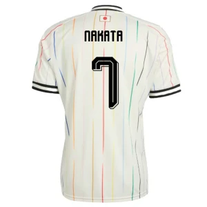 Maglia Calcio Giappone Nakata #7 Mondiali 2026 Trasferta Uomo