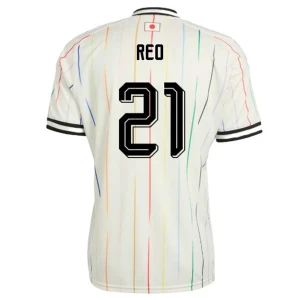 Maglia Calcio Giappone Reo #21 Mondiali 2026 Trasferta Uomo