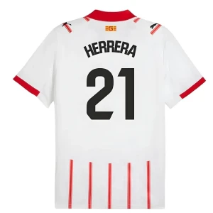 Maglia Calcio Girona FC Herrera #21 2025-26 Prima Uomo