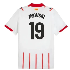 Maglia Calcio Girona FC Miovski #19 2025-26 Prima Uomo